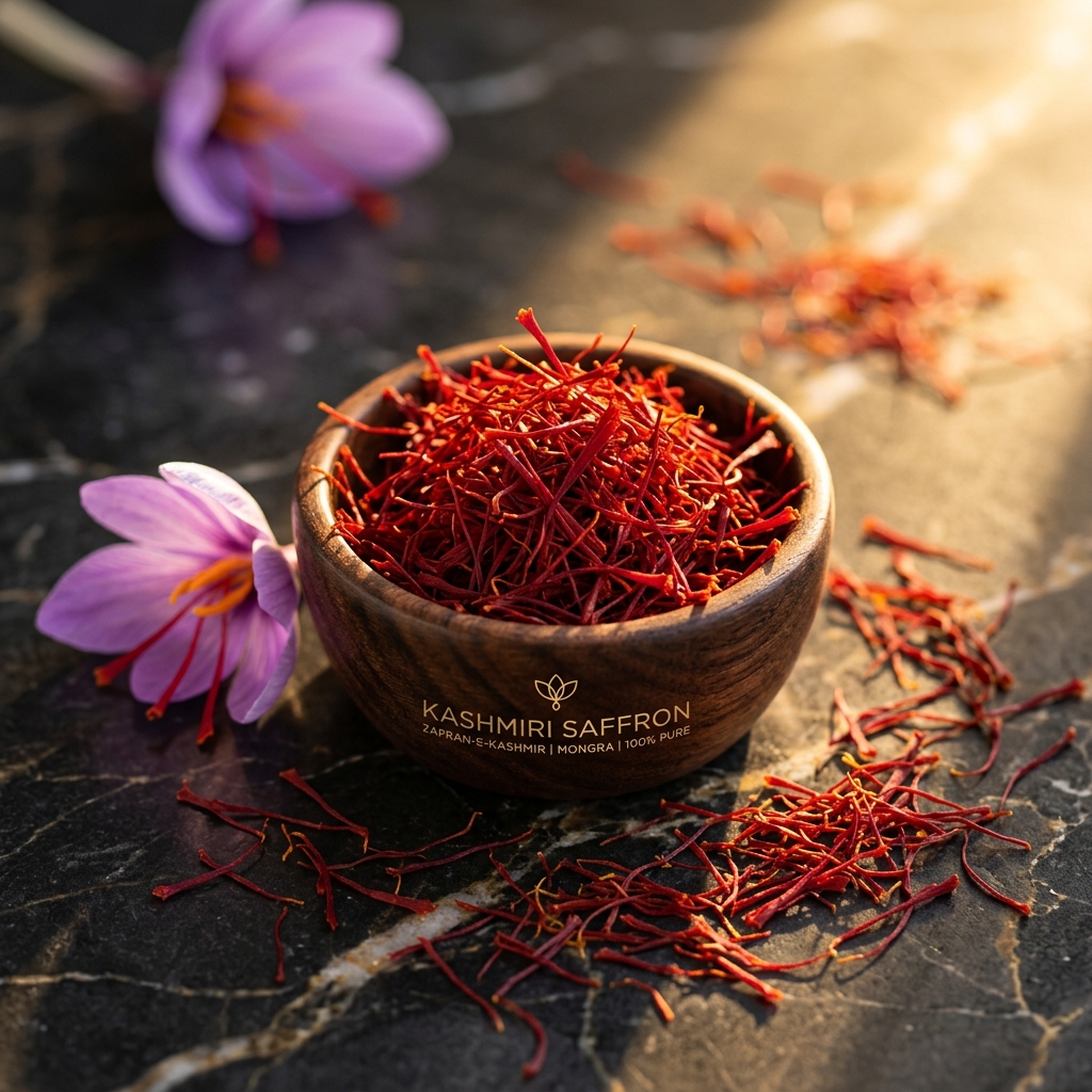 Premium Kashmiri Saffron &ndash; Mongra saffron threads from Pampore