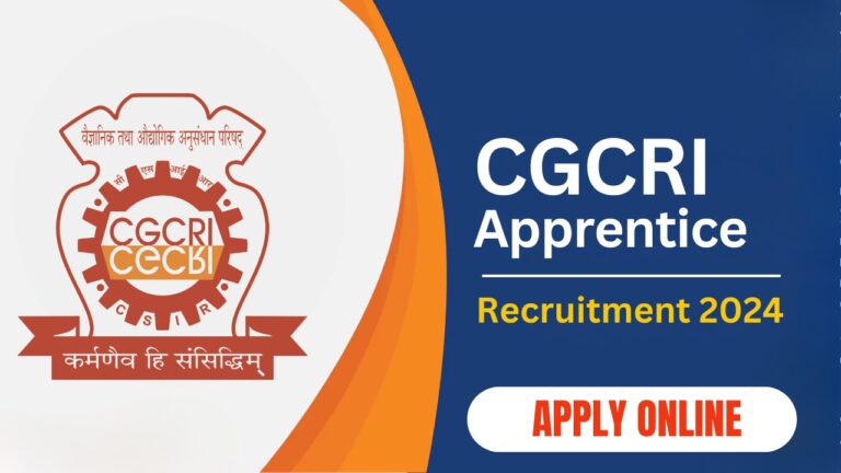 CGCRI Apprentice Recruitment 2024