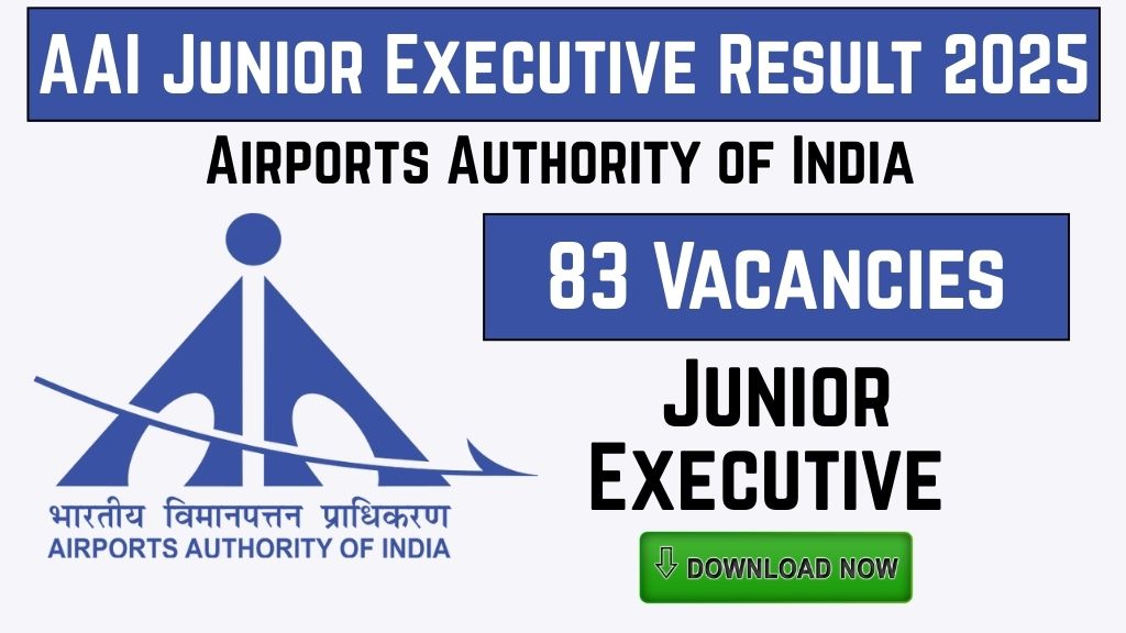 AAI Junior Executive Result 2025