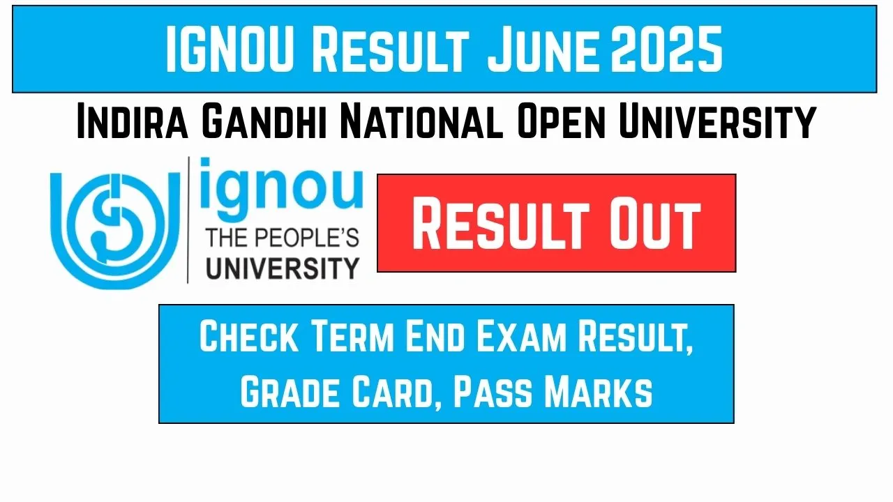 IGNOU Result June 2025